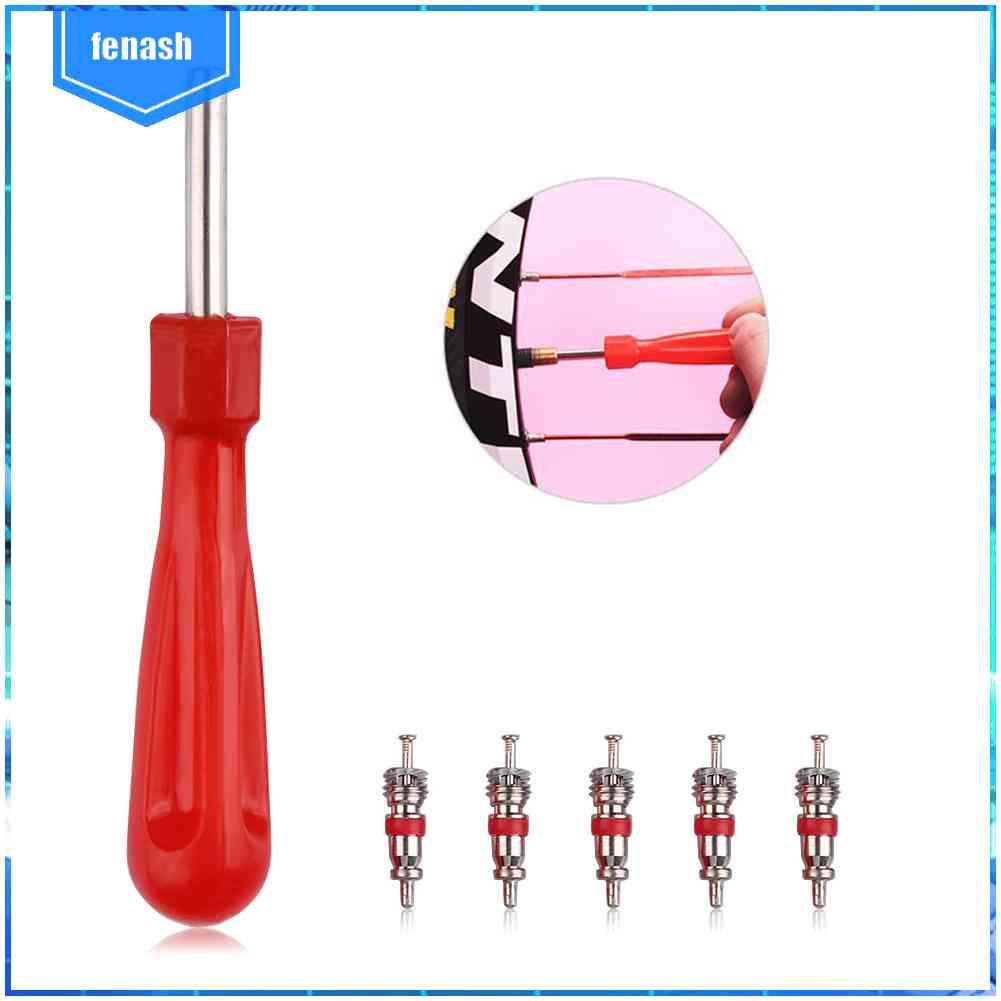 Set 5 Lõi Van Xe Đạp / Xe Hơi / Xe Máy Để Sửa Chữa