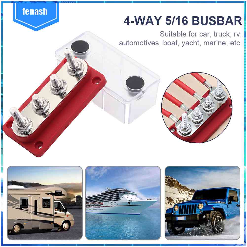 Hộp Điều Khiển Nguồn Xe Bus 4 Chiều 5 / 16 Đinh Tán 150A Cho Tàu Thuyền RV Marine