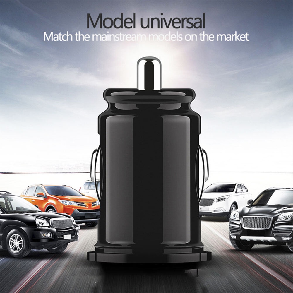 1 Ổ Cắm Sạc Điện Thoại 2 Cổng USB 12V / 24V 2.1A Cho Xe Hơi