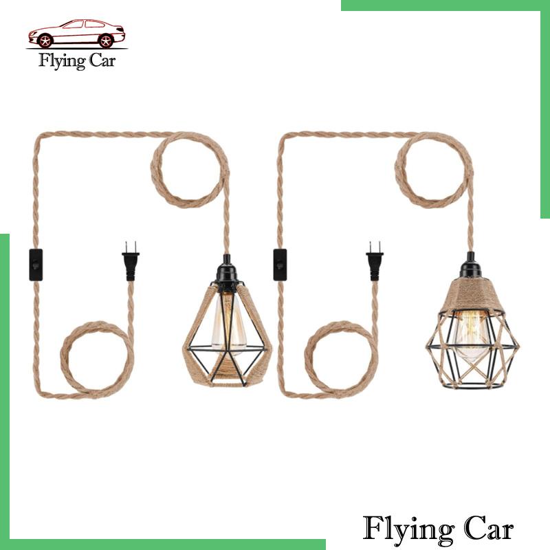 [Lzdjfmy2] Đèn Treo Trang Trí Công Nghiệp Có Dây Cắm Trong Nhà Bếp