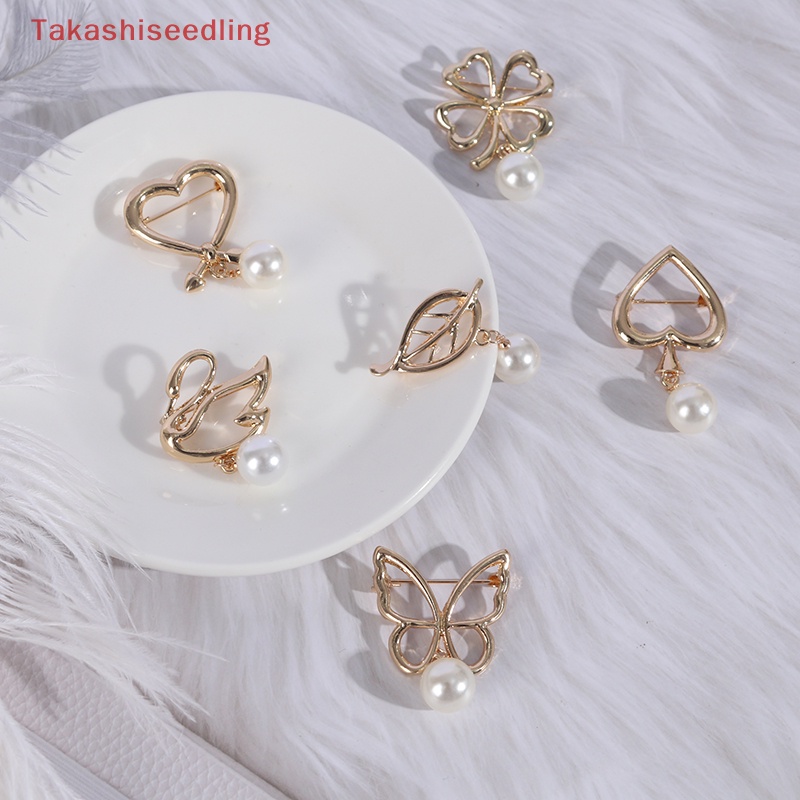 Ghim Cài Áo Hình Chú Mèo Đính Ngọc Trai Dễ Thương