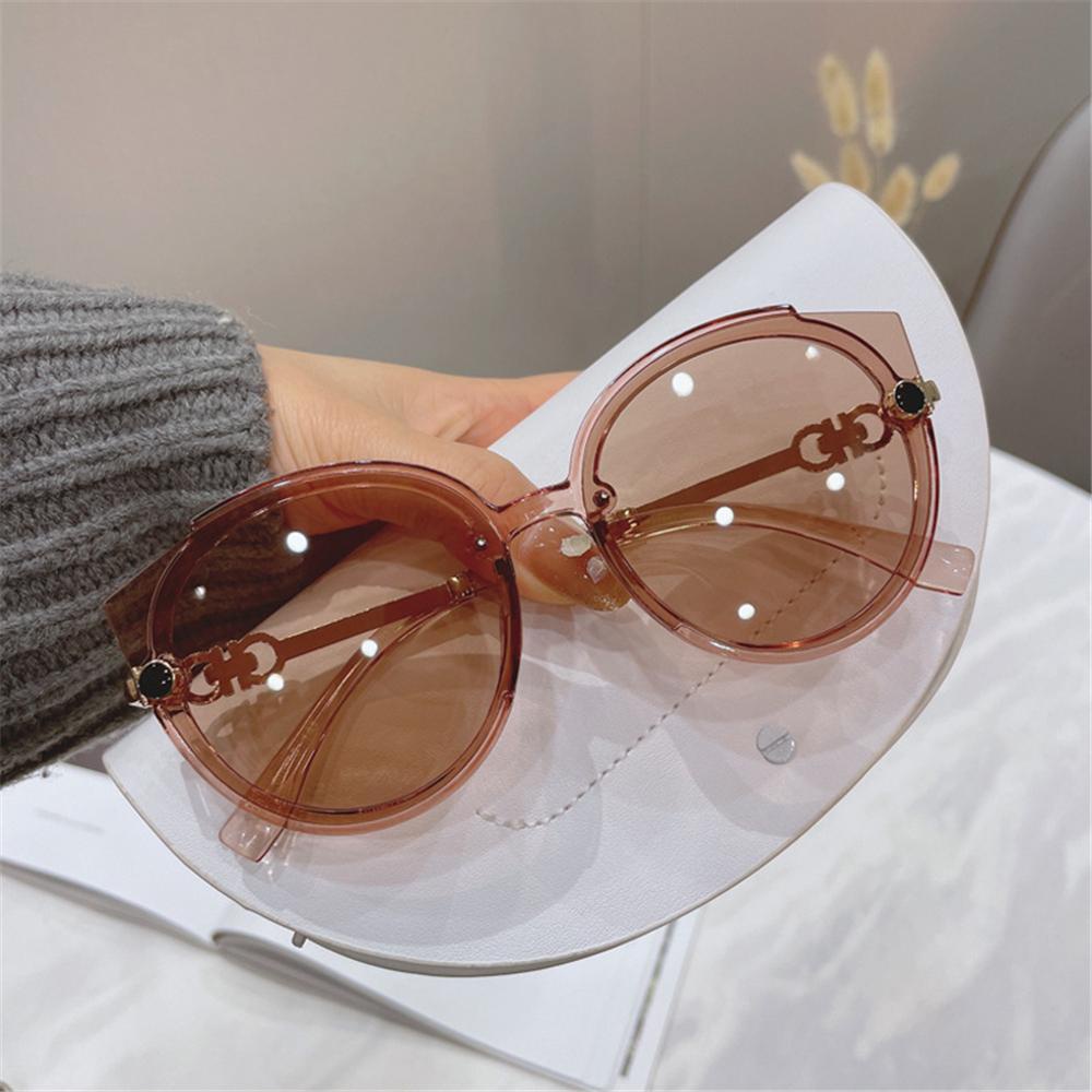 KAREN Kính Mát Mắt Mèo Tròng Đa Giác Chống Tia UV400