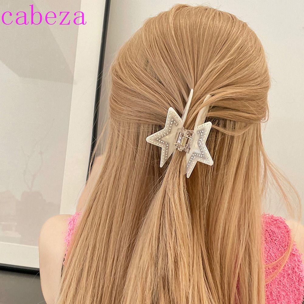 Kẹp Tóc Hình Ngôi Sao Acetate Y2k Thời Trang Hàn Quốc