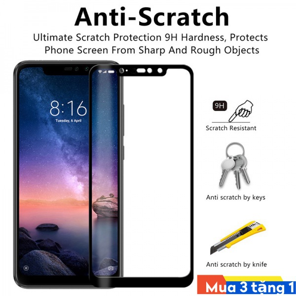 Kính Cường Lực 20D Cho Oppo H8 10x realme 5 2 3 2F F11 R15 Q x C2 K3 A5s A3s A7 A1k ace x2 NEX Z 2z U0HS