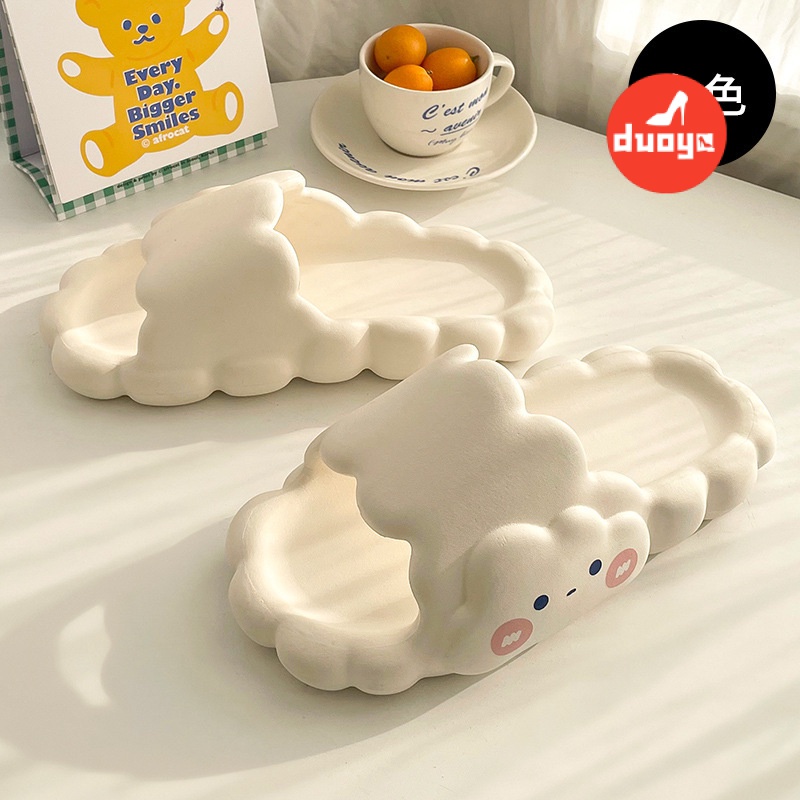 Dép Đi Trong Nhà Đế Dày Mềm Chống Trượt Đính Đá Pha Lê Hình Hoạt Hình Dễ Thương