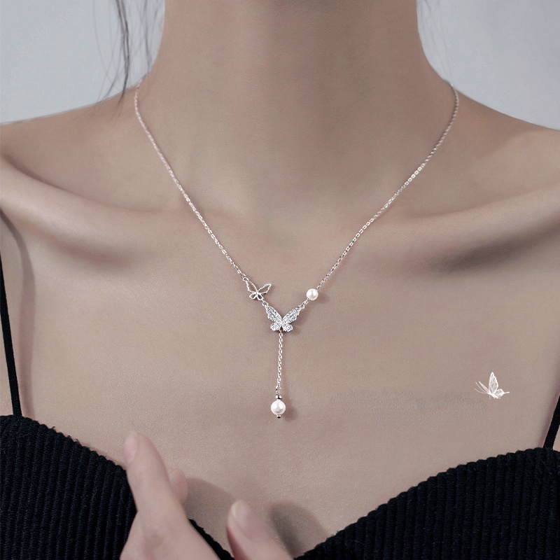 Vòng Cổ Choker Thiết Kế Hình Bướm Rỗng Thời Trang Ngọt Ngào Cho Nữ