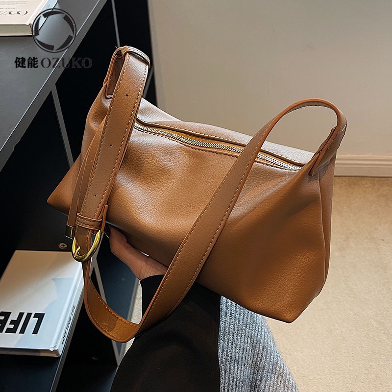 Jianneng ins Túi Xách Đeo Vai / Kẹp Nách Phong Cách Retro Hợp Thời Trang Cho Nữ