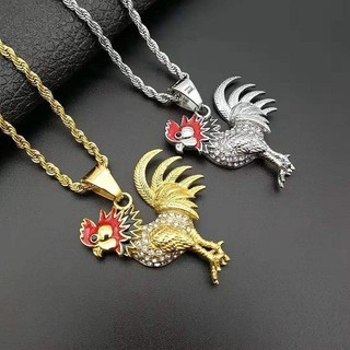 Vòng cổ mặt hình gà trống thời trang dành cho nam