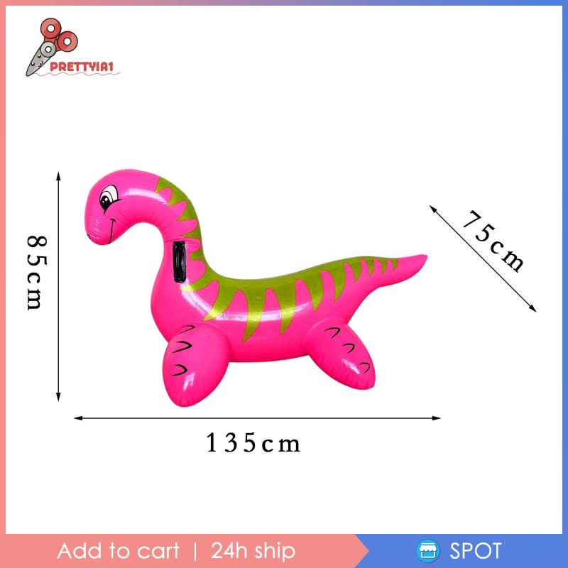 Phao Bơi Bơm Hơi Hình Khủng Long Màu Hồng Xinh Xắn Cho Người Lớn 1]