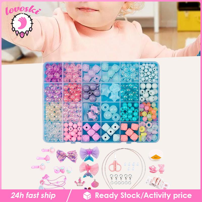 Bộ Hạt Charm Dùng Làm Quà Tặng Cho Bé Gái