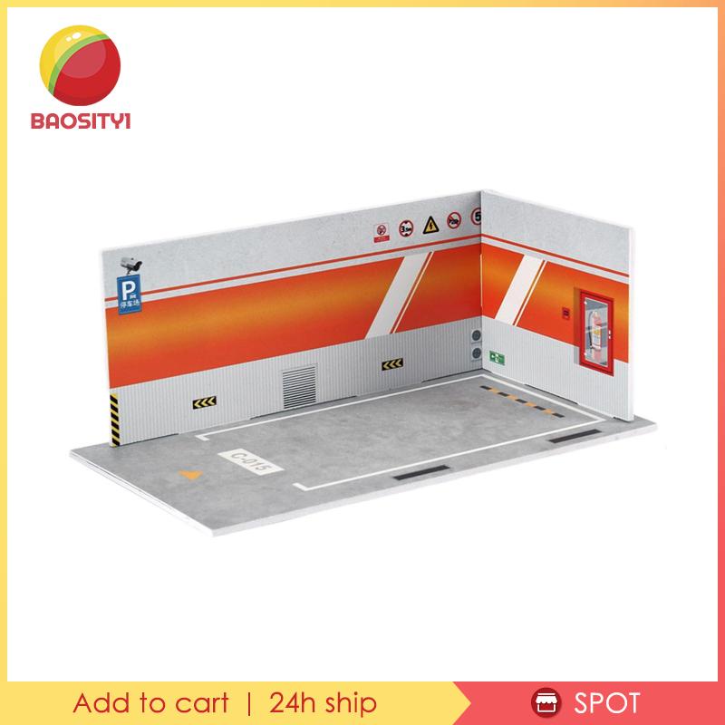 Ốp Lưng Trưng Bày Phong Cảnh Bãi Đỗ Xe Hơi Tỉ Lệ 1 / 24 Trang Trí Nội Thất