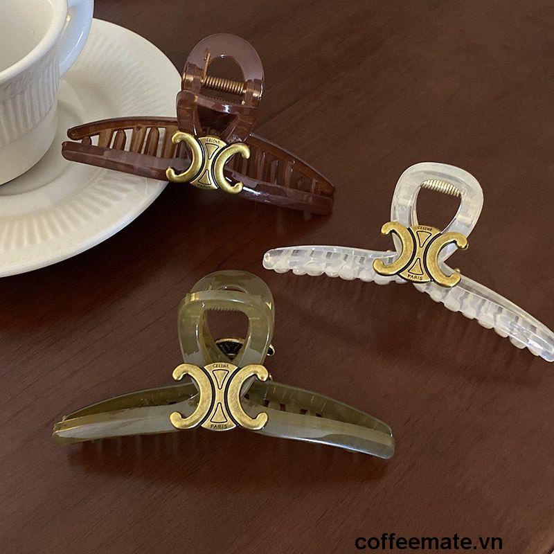 ⚡Kẹp Tóc Hình Cá Mập Chữ Cái 3 Màu Phong Cách Retro Cho Nữ