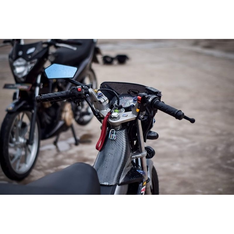 Combo Ghi Đông Nova Chảng 3 CNC Cho Satria Raider Sonic