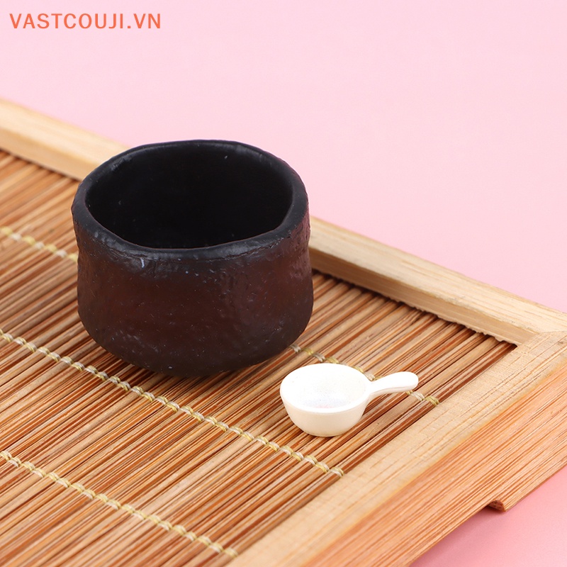 1 Mô Hình Chén Dĩa Tỉ Lệ 1: 12 Dùng Trang Trí Nhà Búp Bê