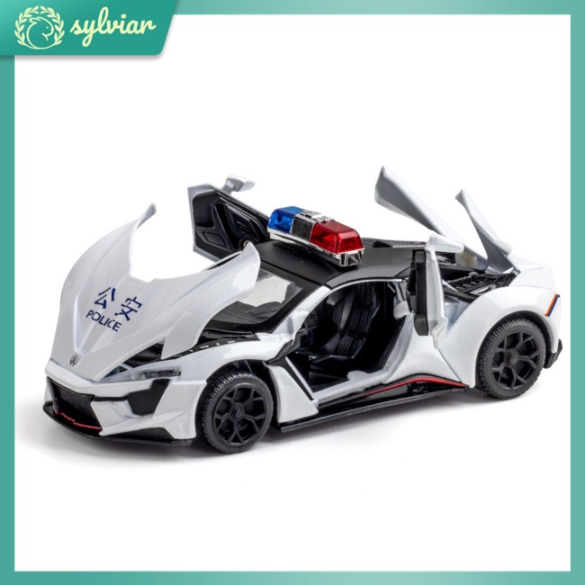 Mô Hình Xe Hơi Supersport Có Đèn Và Âm Thanh Bằng Hợp Kim Tỉ Lệ 1: 32