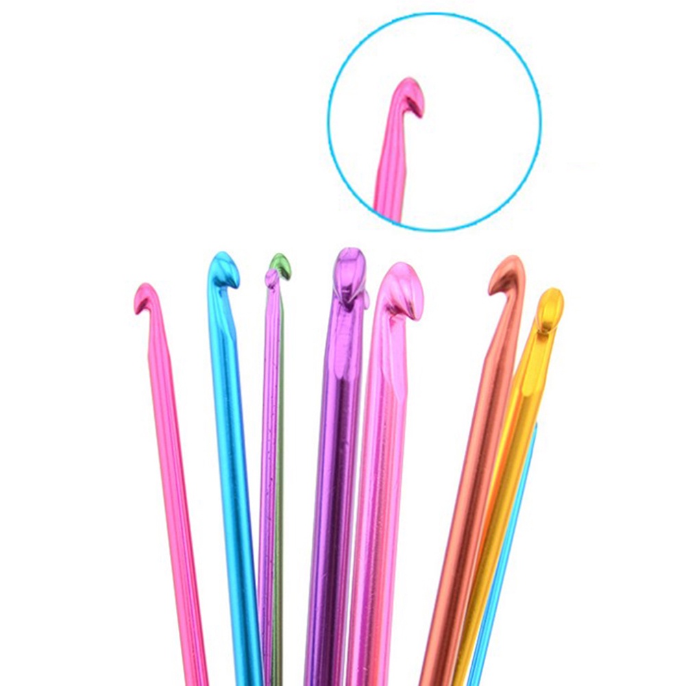 1 Chiếc Móc Kim Loại Đan Len Kích Thước 2mm Đến 10mm