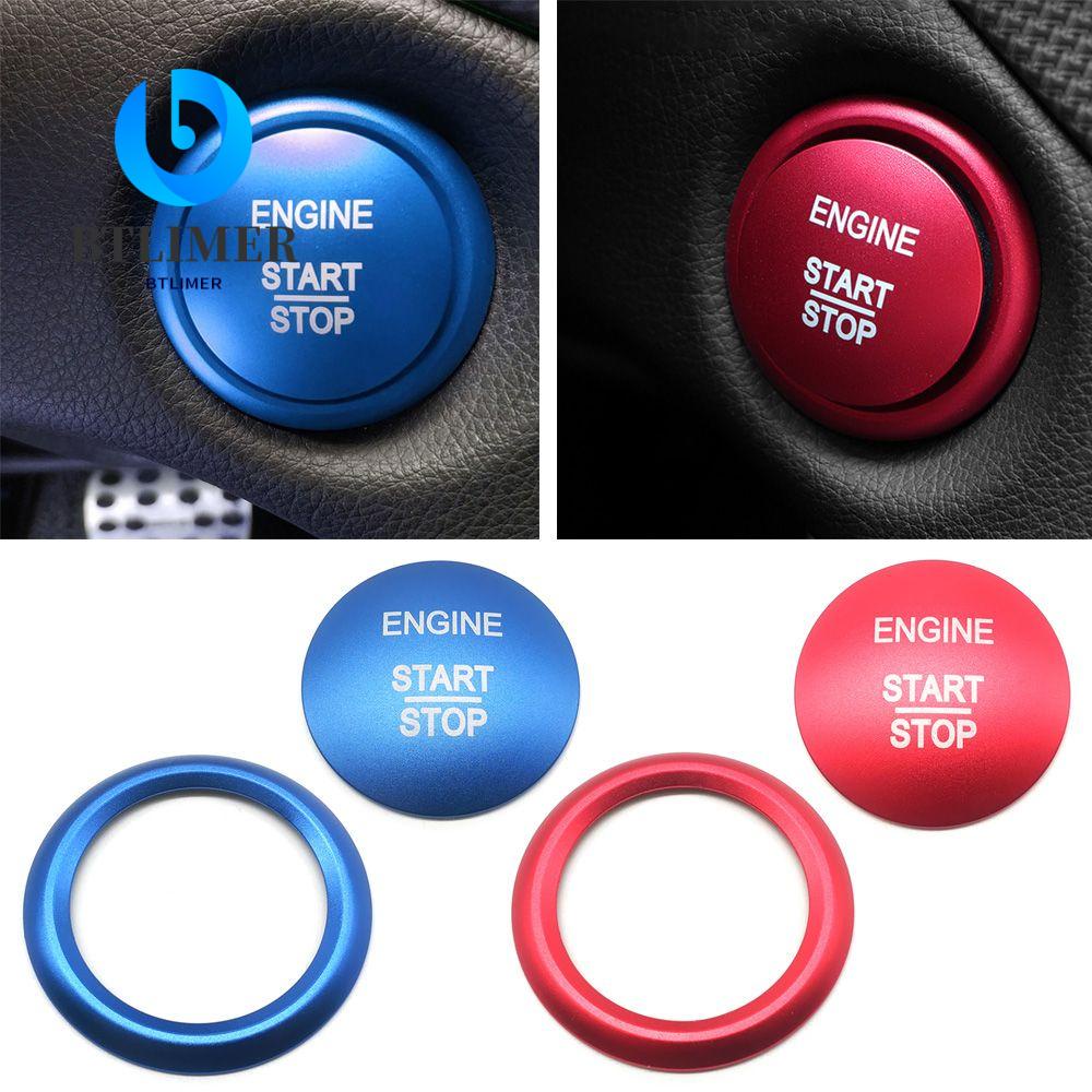 BTLIMER Vỏ Bọc Công Tắc Khởi Động Xe Hơi Benz C Class GLA GLC CLA Bằng Hợp Kim