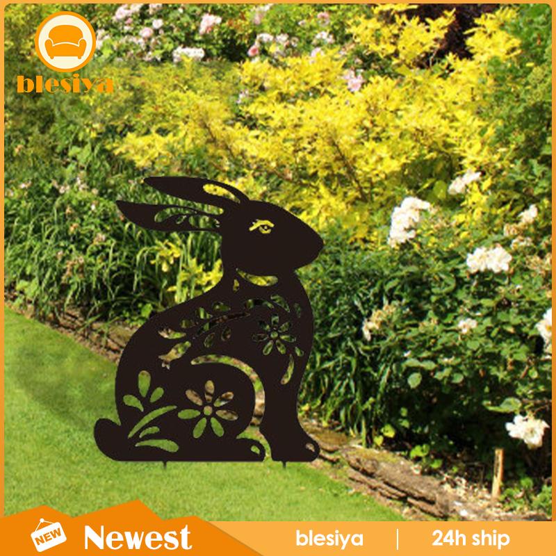 Mô Hình Thỏ Điêu Khắc Sống Động Trang Trí Sân Vườn