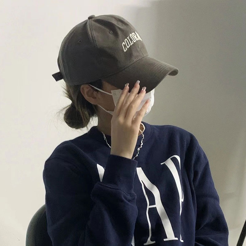 Mũ Lưỡi Trai Phong Cách Retro Mỹ Cá Tính Cho Nữ