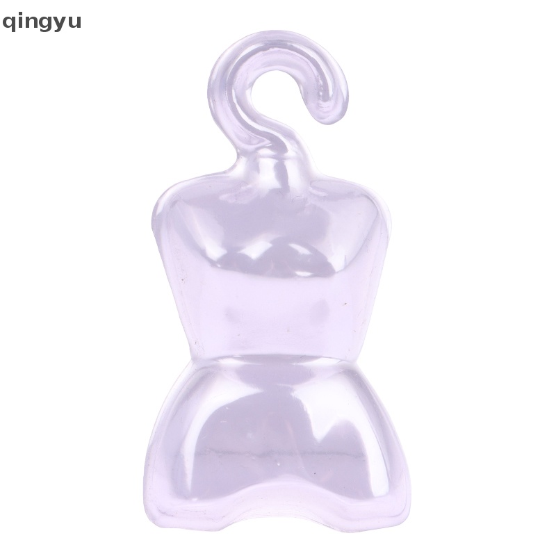 Set 200 Móc Treo Quần Áo Búp Bê 11cm Bằng Nhựa Dễ Thương