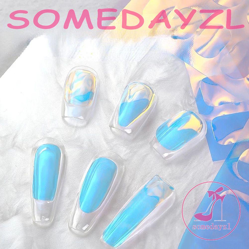 Giấy Foil Hologram Dán Móng Nghệ Thuật Màu Kẹo Cực Quang Cho Nữ