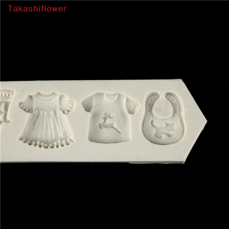 Khuôn Silicone Làm Bánh Hình Quần Áo Em Bé Xinh Xắn