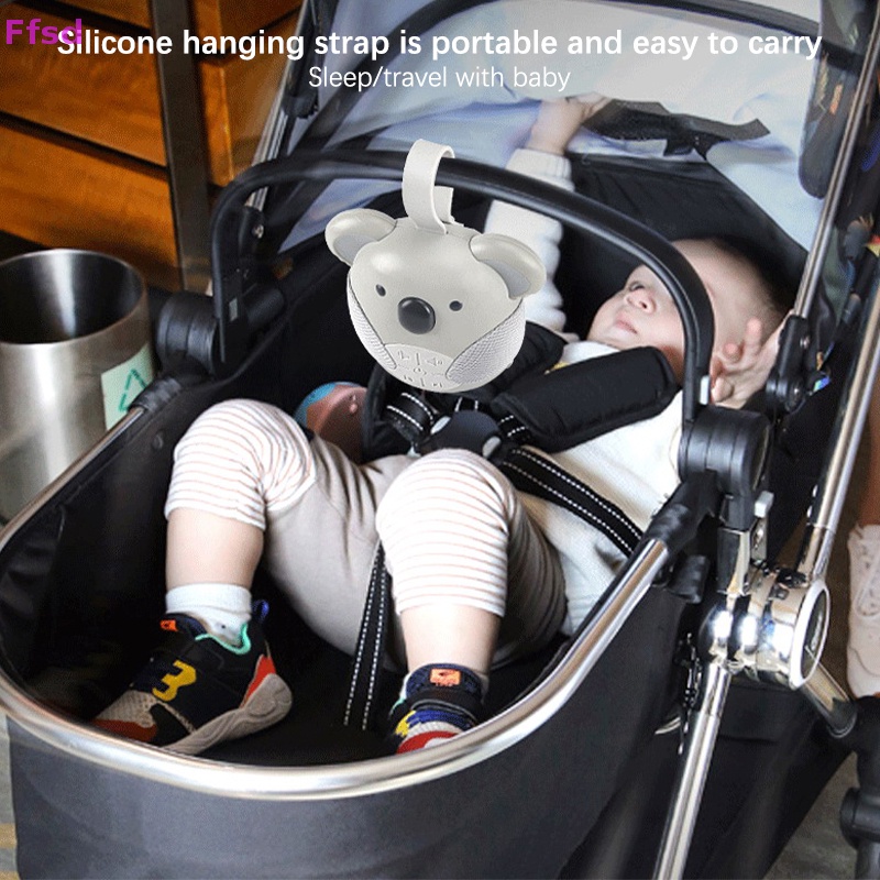 {Ffsd} Máy Phát Tiếng Ồn Trắng Hoạt Hình Koala Player Timed Shutdown Sleep &amp; Thư Giãn Cho Bé Sơ Sinh