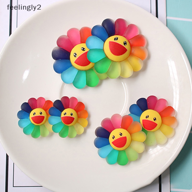 [Hàng Có Sẵn] Kẹp Tóc Hoa Hướng Dương Bằng Acrylic Trang Trí Thủ Công Cho Bé (F)