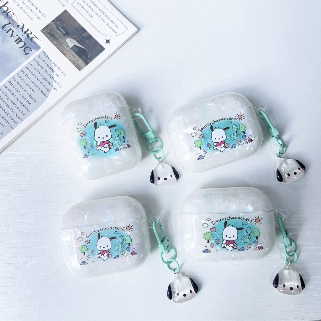 Vỏ Bảo Vệ Hộp Sạc Tai nghe không dây AirPods 1 2 3 Pro2 2022 Bằng tpu Mềm Chống Trầy Hình Sanrio Hoạt Hình Lấp Lánh