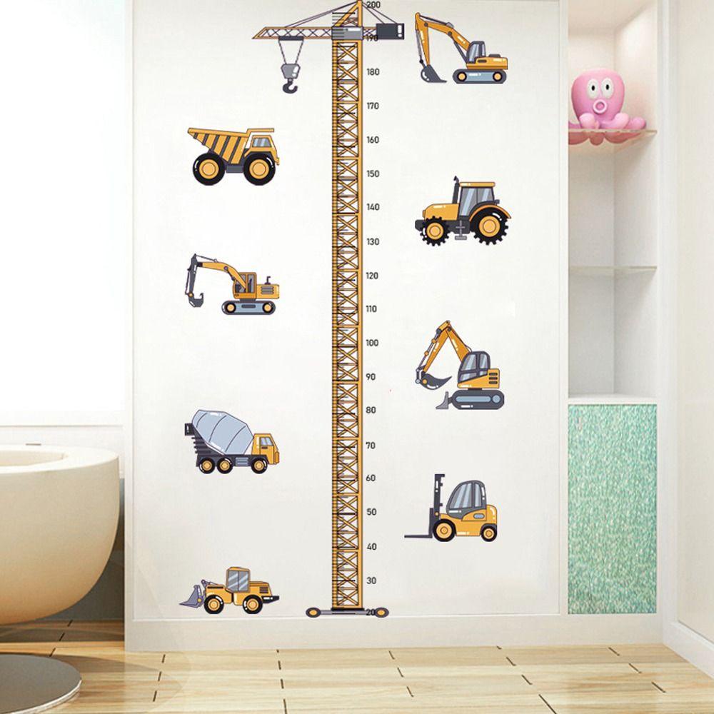 Miếng Dán Tường Đo Chiều Cao Cho Bé Hình Tháp Đo Chiều Cao Bằng PVC Tiện Dụng