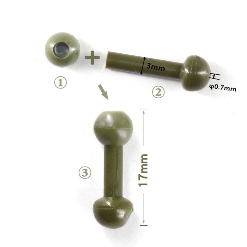 Set 20 Phụ Kiện Hạt Heli Chống Va Chạm Cho Dây Câu Cá Trực Thăng / Trực Thăng