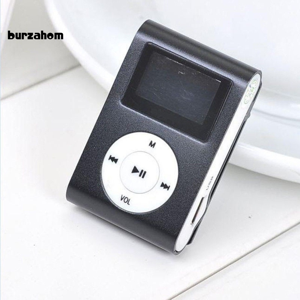 Máy Nghe Nhạc MP3 Mini Màn Hình LCD Hỗ Trợ Thẻ Nhớ Micro SD TF