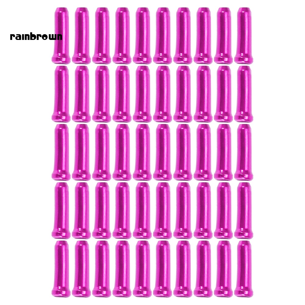 Set 50 Nắp Đậy Dây Phanh Xe Đạp Bằng Nhôm