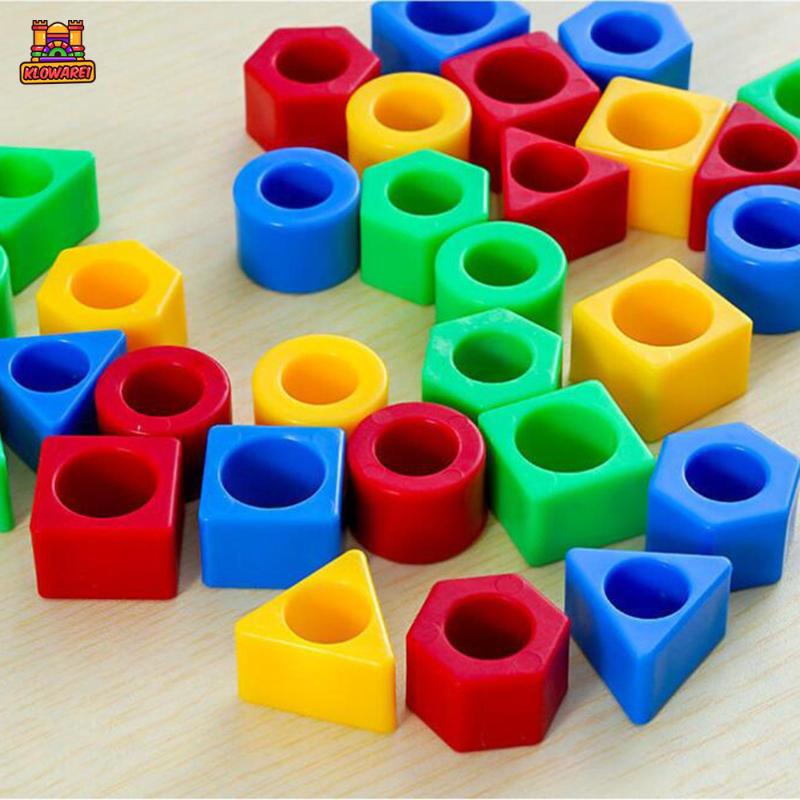 Predolo  Đồ Chơi Lắp Ráp Nhiều Hình Dạng Màu Sắc Montessori Cho Bé 1 2 3 Tuổi