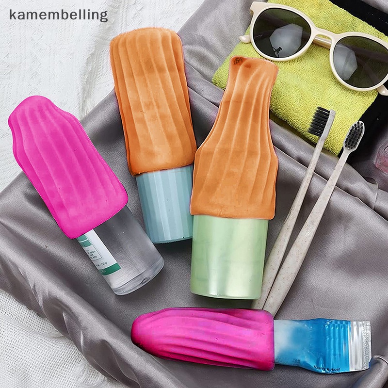 Kamembelling Ống Tay Áo Bằng Silicone Co Giãn Chống Rò Rỉ Khi Đi Du Lịch