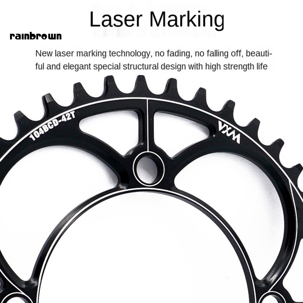 &lt; Rainbrown &gt; Bánh Xích Xe Đạp Leo Núi Thiết Kế Rỗng Nhẹ Tiết Kiệm Sức Nặng