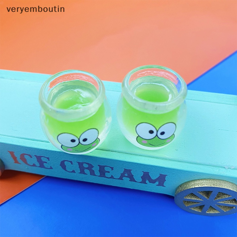 SANRIO Bộ 2 Chậu Mật Ong Mini Dạ Quang Thủ Công Bằng Nhựa Resin Sáng Tạo