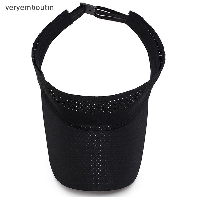 Mũ Lưỡi Trai Hở Chóp Màu Trơn Chống Tia UV Thoáng Khí Thời Trang Mùa Hè Cho Nam Và Nữ