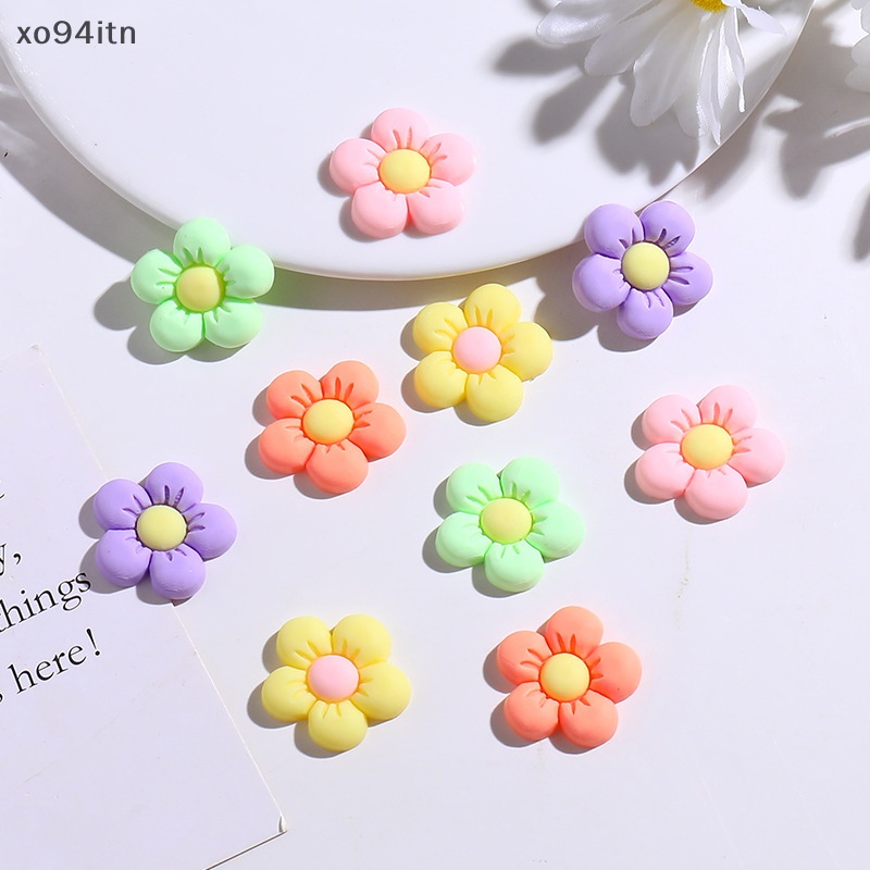 Set 10 Kẹp Tóc Hình Hoa Hướng Dương Có Nam Châm Hít Tủ Lạnh / Điện Thoại