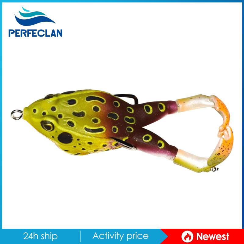 Mồi Câu Cá Giả Hình Con Ếch Bằng Silicone Mềm