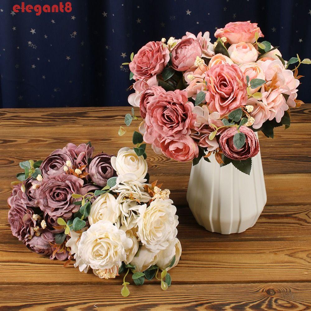 Bó Hoa Mẫu Đơn Giả Trang Trí Tiệc Cưới