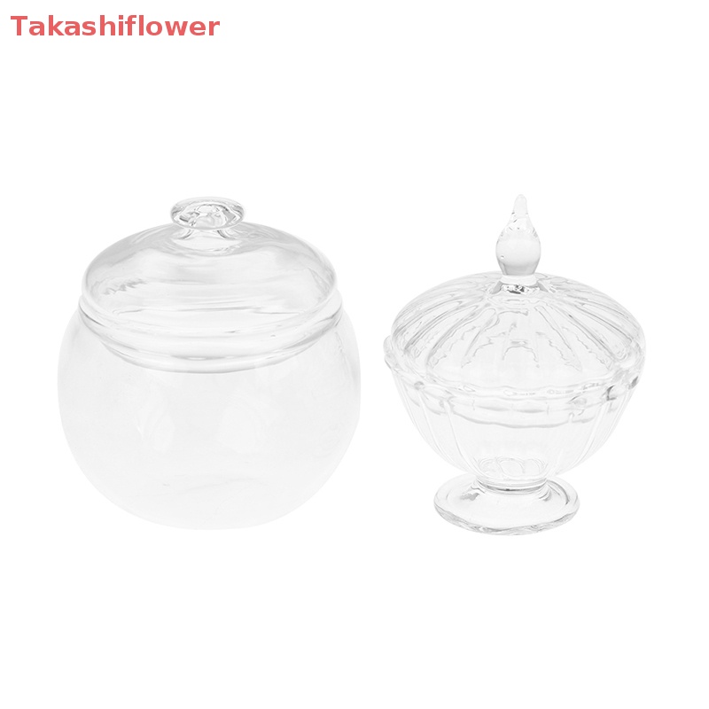 Lọ Thủy Tinh Mini Đựng Kẹo / Món Tráng Miệng Tỉ Lệ 1: 12 Trang Trí Nhà Búp Bê