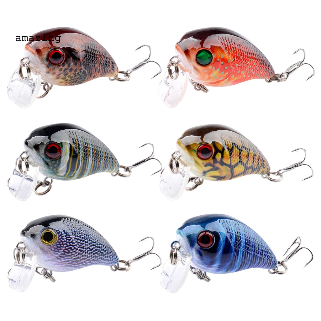 Mồi Câu Cá 6.5g Bằng Chất Liệu Cứng Màu Sắc Tươi Sáng Trọng Lượng Nhẹ Có Thể Di Chuyển Tiện Dụng