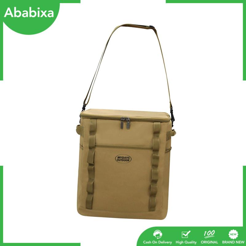[Ababixa] Túi Đựng Đồ Cắm Trại Đinh Tán Nhỏ Gọn Bền Bỉ Có Khóa Kéo Và Tay Cầm Túi Đựng Cho Hoạt Động Ngoài Trời / Bãi Biển /