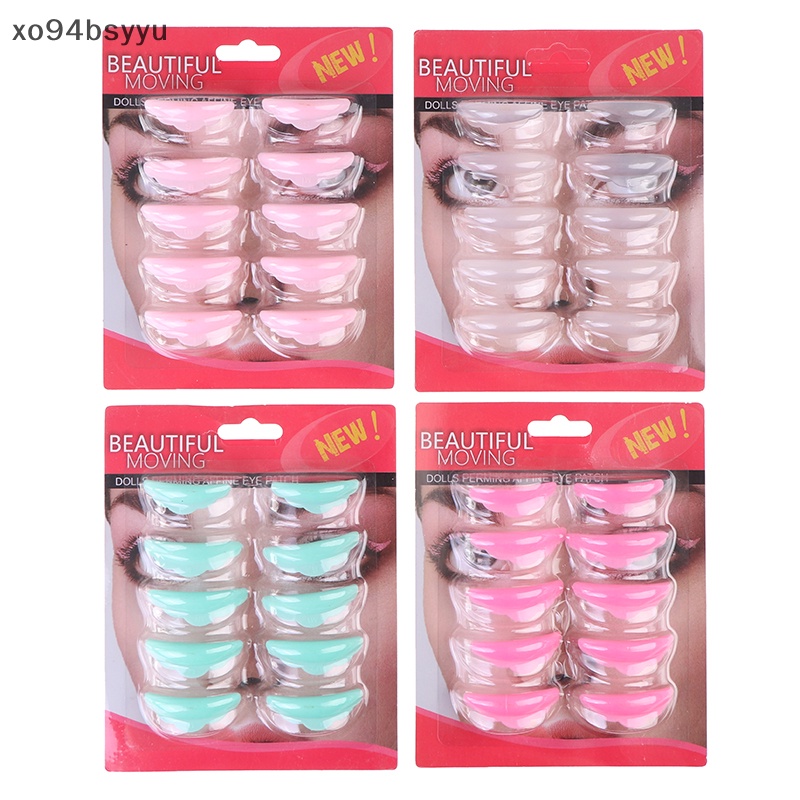Set 5 Cặp Đệm Silicone Mềm Xo94Bsyu Uốn Cong Lông Mi S M1 M2 L