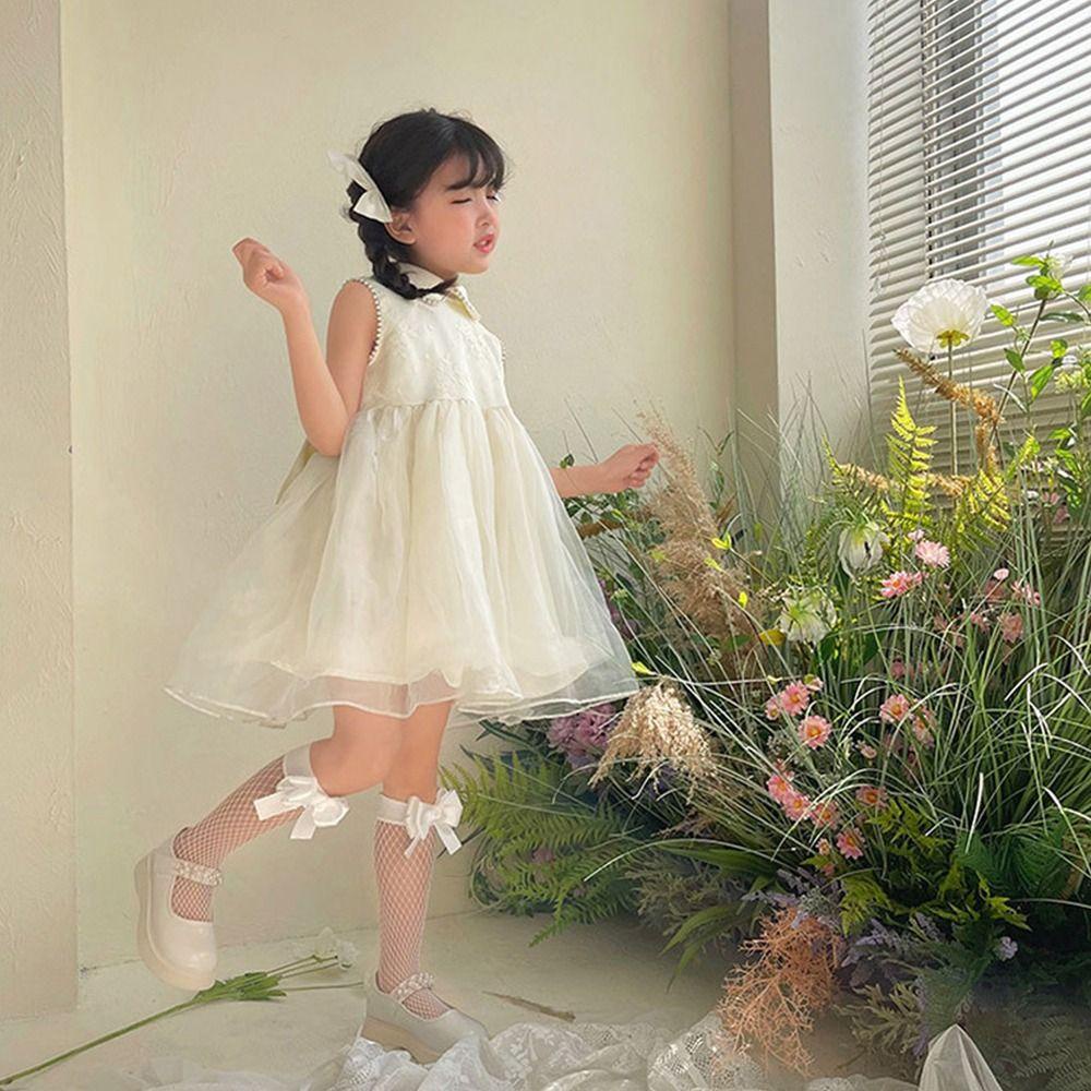 Vớ Cao Ngang Bắp Chân Màu Trơn Thắt Nơ Phong Cách Lolita Dễ Thương Thoải Mái Cho Nữ