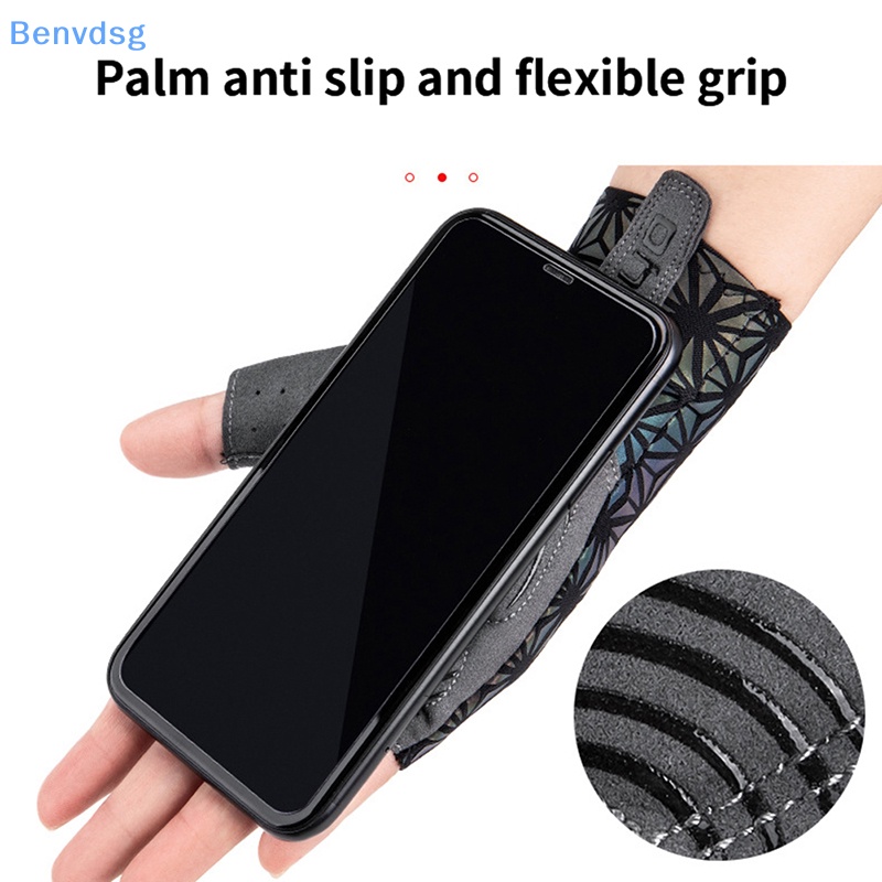 Găng Tay Nửa Ngón Chống Trượt Phản Quang Nhiều Màu Sắc Dùng Khi Đi Xe Đạp Leo Núi / Xe Máy