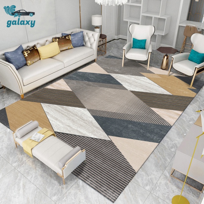 Galaxy Thảm Chống Trượt Siêu Mềm Họa Tiết Hình Học Trừu Tượng Trang Trí Nhà Bếp