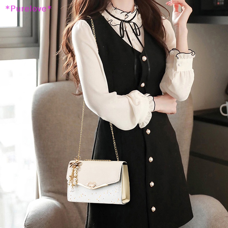 Túi Đeo Chéo Đính Đá Thời Trang Dành Cho Nữ Mới