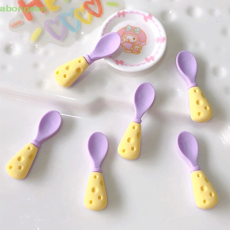 10 Muỗng Xúc Mini Trang Trí Nhà Búp Bê